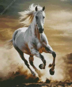 Beautiful White Stallion Diamond Painting