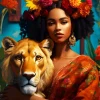 Beauty And The Lion Diamond Painting