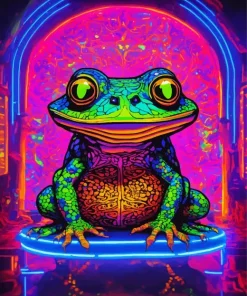 Big Mouth Frog Diamond Painting