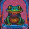 Big Mouth Frog Diamond Painting