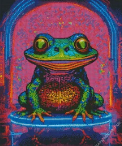 Big Mouth Frog Diamond Painting