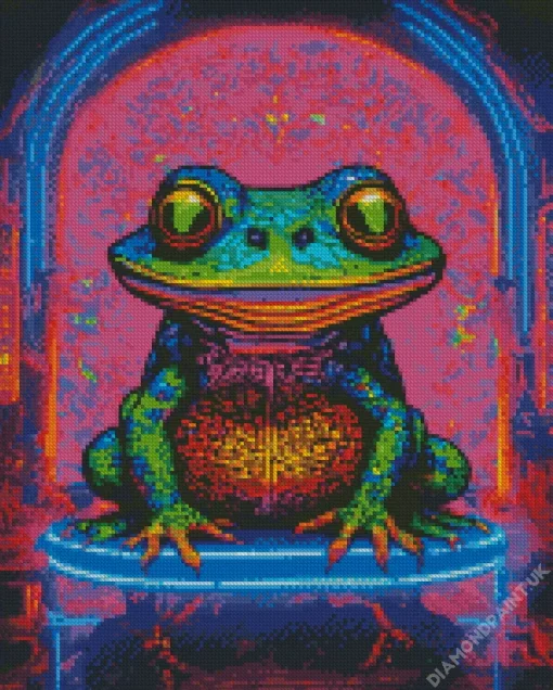 Big Mouth Frog Diamond Painting