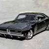 Black 69 Dodge Charger Diamond Painting