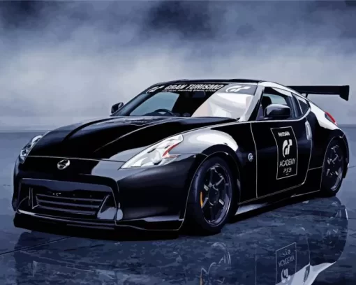 Black Nissan 370z Diamond Painting