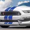 Blue And White Mustang Car Diamond Painting