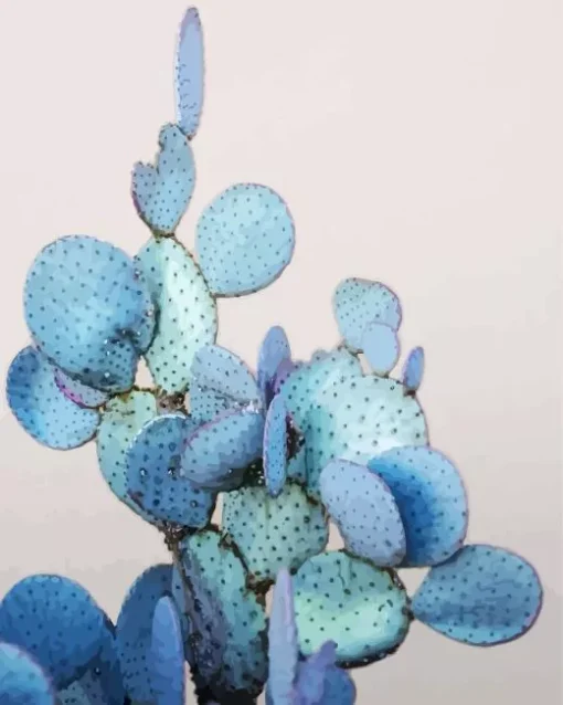 Blue Cactus Diamond Painting