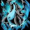 Blue Charizard Diamond Painting