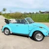 Blue Convertible Beetle Car Diamond Painting