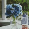 Blue Dahlia Bouquet Diamond Painting