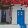 Blue Door Greece Diamond Painting