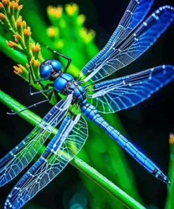 Blue Dragonfly Diamond Painting