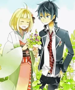 Blue Exorcist Rin And Shiemi Diamond Painting