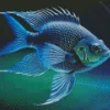 Blue Fish Diamond Painting