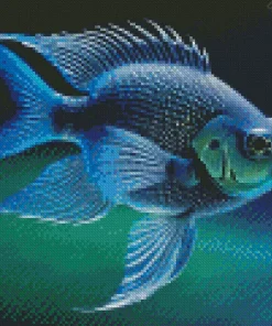 Blue Fish Diamond Painting