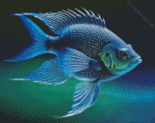 Blue Fish Diamond Painting