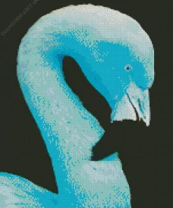 Blue Flamingo Diamond Painting