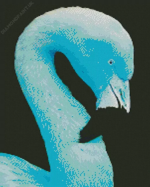 Blue Flamingo Diamond Painting