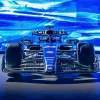 Blue Formula 1 Car Diamond Painting