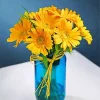 Blue Glass Flower Vase Diamond Painting