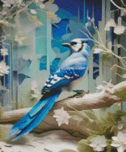 Blue Jay Diamond Painting