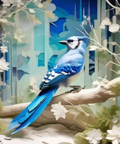 Blue Jay Diamond Painting