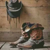 Boots And Cowboy Hat Diamond Painting