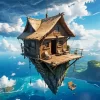 Cool Flying House Diamond Painting