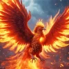 Cool Flying Phoenix Diamond Painting