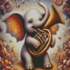 Elephant Tuba Diamond Painting