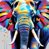 Elephant With Butterfly Diamond Painting