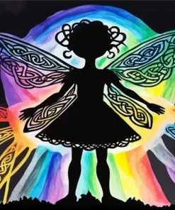 Fairy Silhouette Diamond Painting