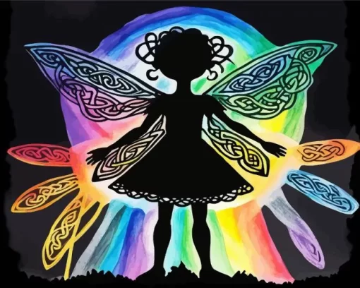 Fairy Silhouette Diamond Painting