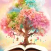 Fantasy Tree Book Diamond Painting