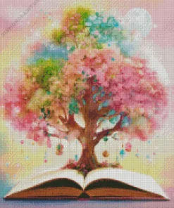 Fantasy Tree Book Diamond Painting