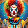 Female Clown Art Diamond Painting