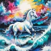 Galaxy Unicorns Diamond Painting