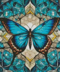 Geometric Butterfly Art Diamond Painting