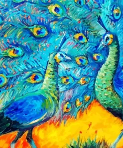 Peacock Couple Diamond Painting