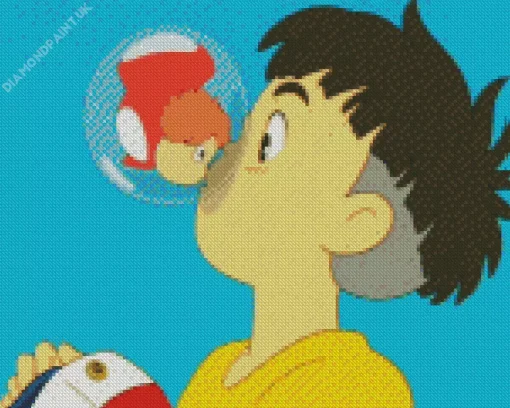 Ponyo Anime Diamond Painting