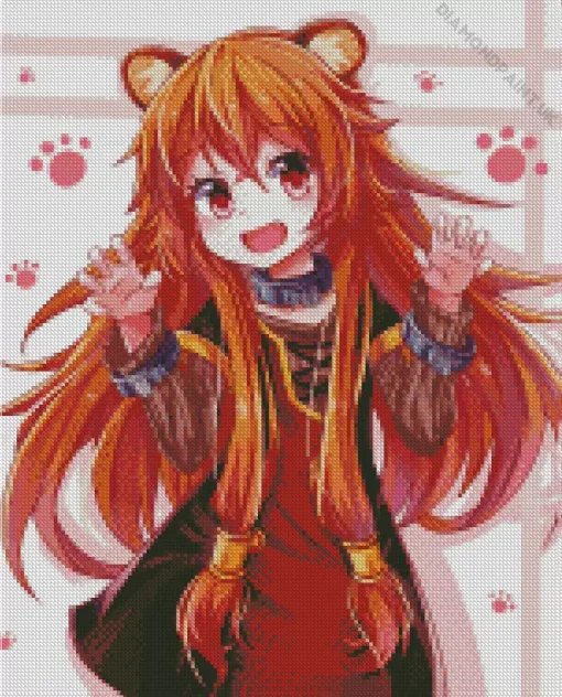 Raphtalia The Rising Of The Shield Hero Diamond Painting