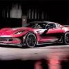 Red And Black Corvette Diamond Painting