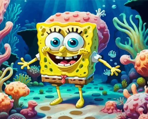 Sweet Spongebob Diamond Painting