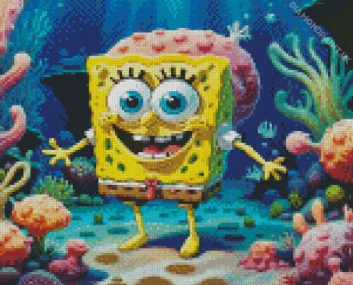 Sweet Spongebob Diamond Painting