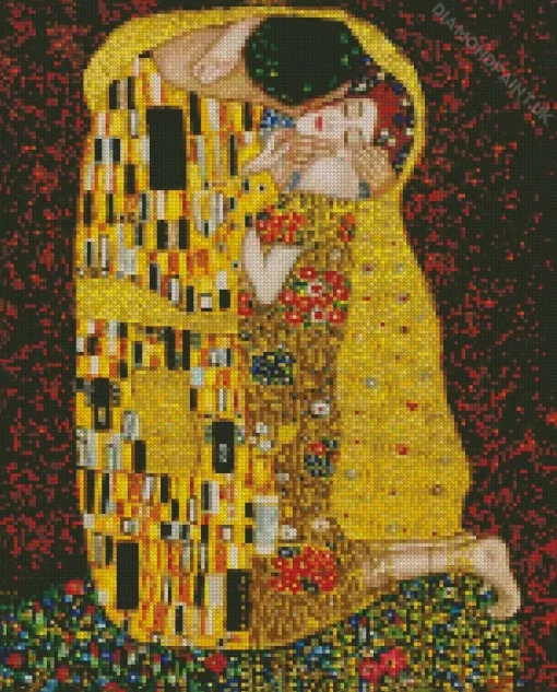 The Kiss By Gustav Klimt Diamond Painting