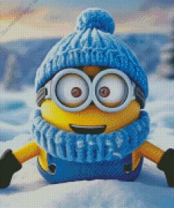 Winter Minion Diamond Painting