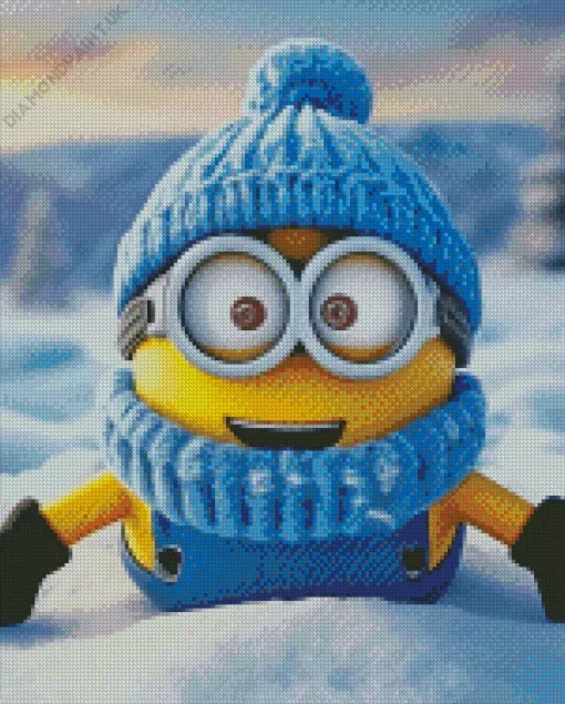 Winter Minion Diamond Painting