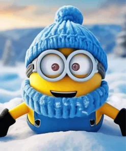 Winter Minion Diamond Painting