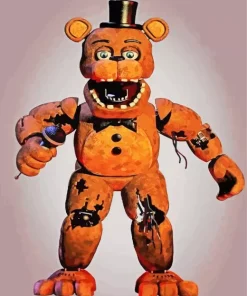 Withered Freddy Diamond Painting