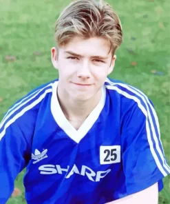 Young David Beckham Diamond Painting