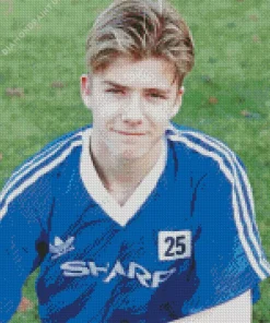 Young David Beckham Diamond Painting